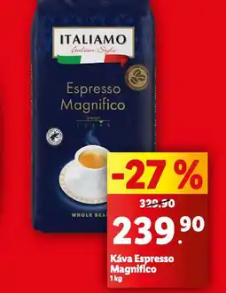 Lidl Káva espresso magnifico nabídka