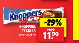 Lidl Knoppers tyčinka nabídka