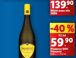 Lidl Prosecco doc frizzante nabídka