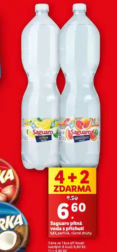 Lidl Saguaro pitná voda s příchutí nabídka