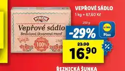 Lidl Vepřové sádlo nabídka