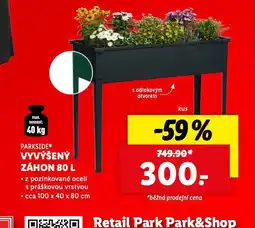 Lidl Vyvýšený záhon 80 l nabídka