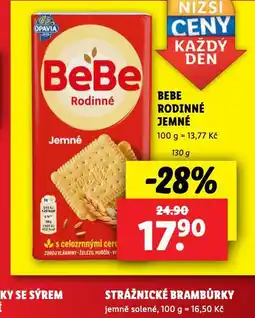 Lidl Bebe rodinné jemné nabídka