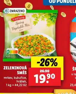 Lidl Zeleninová směs nabídka