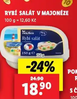 Lidl Rybí salát v majonéze nabídka