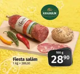 COOP TIP Fiesta salám nabídka