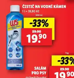 Lidl W5 čistič na vodní kámen nabídka