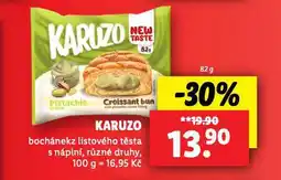 Lidl Karuzo bochánek z listového těsta nabídka