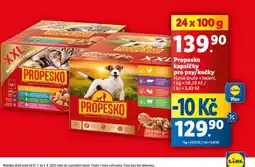 Lidl Propesko kapsičky pro kočky nabídka