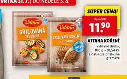 Lidl Vitana koření nabídka