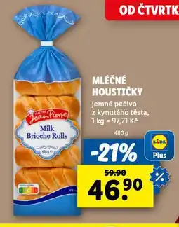Lidl Mléčné houstičky nabídka