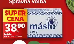 Lidl Máslo nabídka