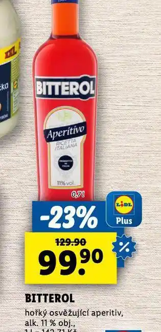 Lidl Bitterol nabídka