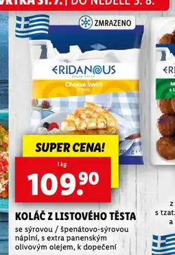 Lidl Koláč z listového těsta nabídka
