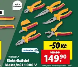 Lidl Elektrikářské kleště / nůž 1000 v nabídka