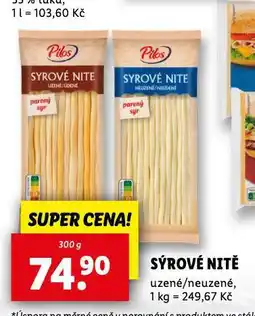 Lidl Sýrové nitě nabídka