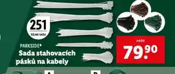 Lidl Sada stahovacích pásků na kabely nabídka