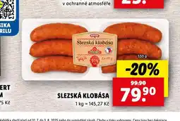 Lidl Slezská klobása nabídka