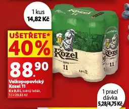 Lidl Pivo velkopopovický kozel 11 nabídka
