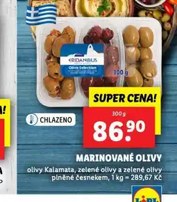 Lidl Marinované olivy nabídka