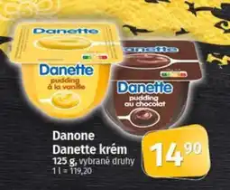COOP TIP Danone Danette krém nabídka