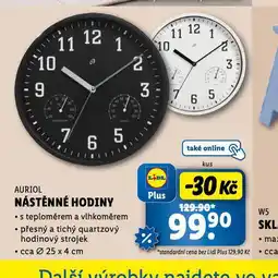Lidl Nástěnné hodiny nabídka