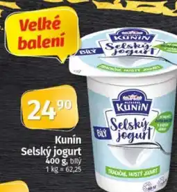 COOP TIP Kunín Selský jogurt nabídka