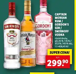 Lidl Smirnoff vodka nabídka