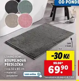 Lidl Koupelnová předložka nabídka