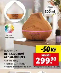 Lidl Ultrazvukový aroma difuzér nabídka