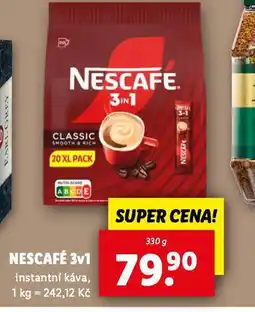 Lidl Nescafé 3v1 nabídka
