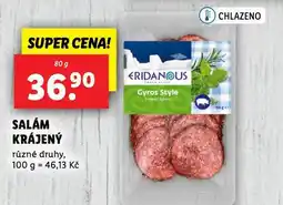 Lidl Salám krájený nabídka