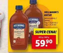 Lidl Hellmann´s kečup nabídka