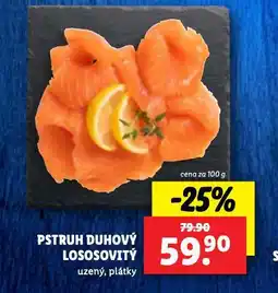 Lidl Pstruh duhový lososvitý nabídka