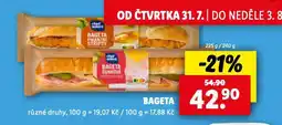 Lidl Bageta nabídka