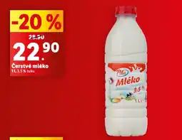 Lidl Čerstvé mléko nabídka