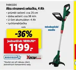 Lidl Aku strunová sekačka nabídka