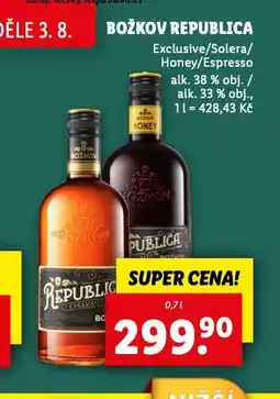 Lidl Božkov republica nabídka