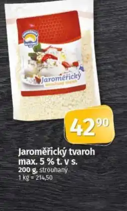 COOP TIP Jaroměřický tvaroh max. 5% t. v S. nabídka