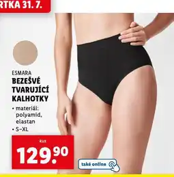 Lidl Bezešvé tvarující kalhotky nabídka