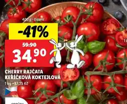 Lidl Cherry rajčata keříčková koktejlová nabídka