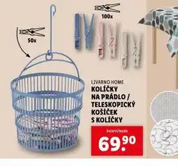 Lidl Teleskopický košíček s kolíčky nabídka