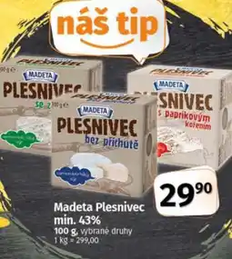 COOP TIP Madeta Plesnivec min. 43% nabídka