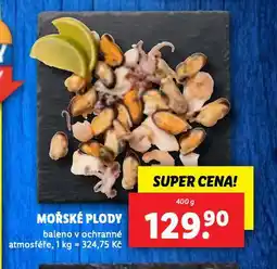 Lidl Mořské plody nabídka