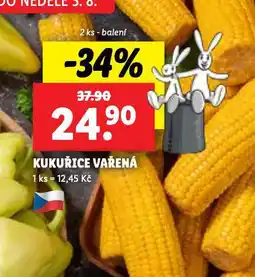 Lidl Kukuřice vařená nabídka
