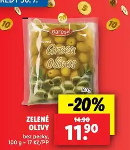 Lidl Zelené olivy nabídka