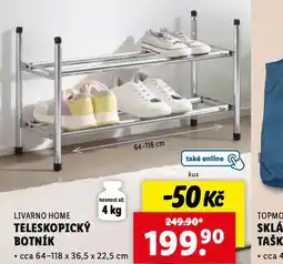 Lidl Teleskopický botník nabídka