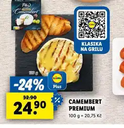 Lidl Camembert premium nabídka
