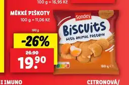 Lidl Měkké piškoty nabídka