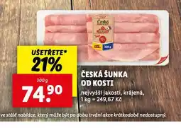 Lidl Česká šunka od koti nabídka